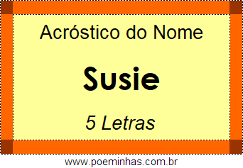 Acróstico de Susie