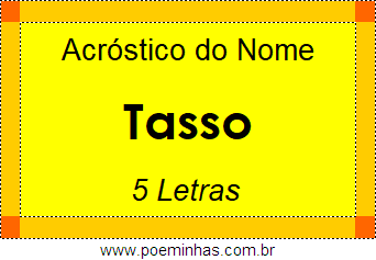 Acróstico de Tasso