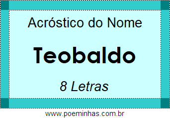 Acróstico de Teobaldo