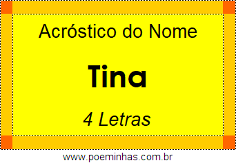 Acróstico de Tina