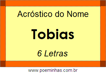 Acróstico de Tobias