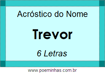 Acróstico de Trevor