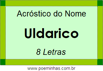 Acróstico de Uldarico