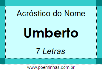 Acróstico de Umberto