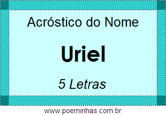 Acróstico de Uriel