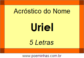 Acróstico de Uriel