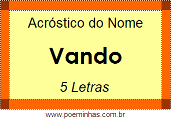 Acróstico de Vando