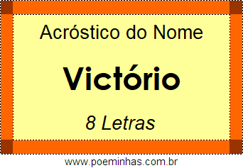 Acróstico de Victório