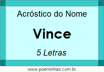 Acróstico de Vince