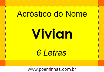 Acróstico de Vivian