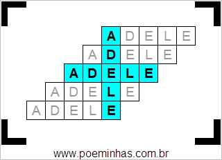 Acróstico de Adele