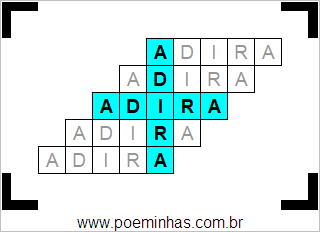 Acróstico de Adira