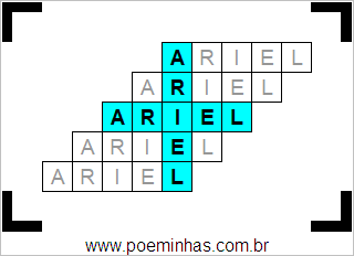 Acróstico de Ariel