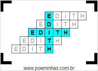 Acróstico de Edith