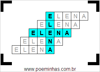 Acróstico de Elena