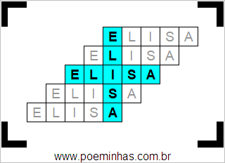 Acróstico de Elisa