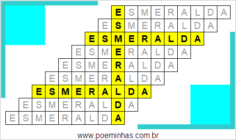 Acróstico de Esmeralda