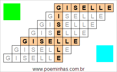 Acróstico de Giselle