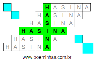 Acróstico de Hasina