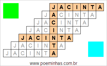 Acróstico de Jacinta