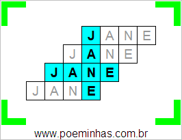 Acróstico de Jane