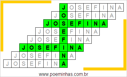 Acróstico de Josefina