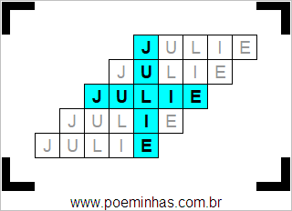 Acróstico de Julie