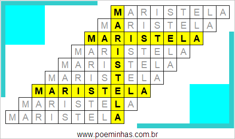 Acróstico de Maristela