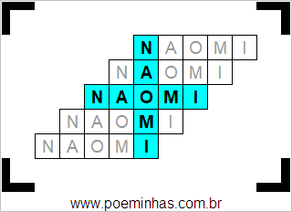 Acróstico de Naomi