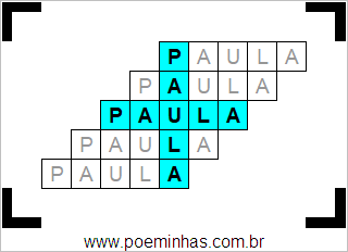 Acróstico de Paula