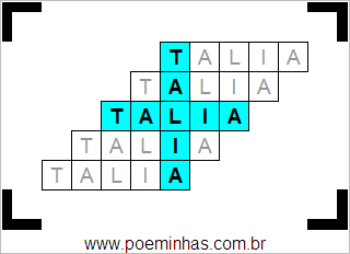 Acróstico de Talia