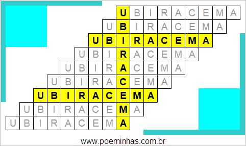 Acróstico de Ubiracema