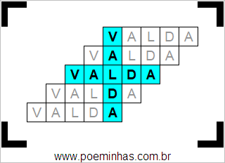 Acróstico de Valda