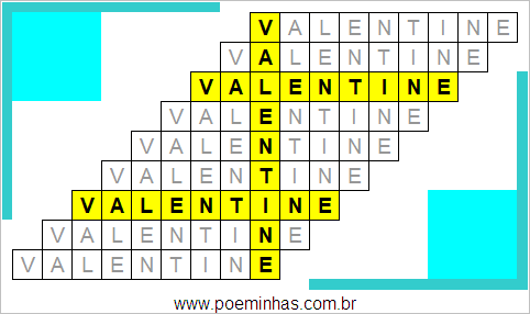 Acróstico de Valentine