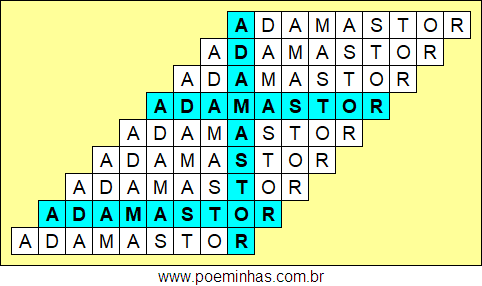 Acróstico de Adamastor