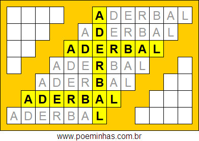 Acróstico de Aderbal