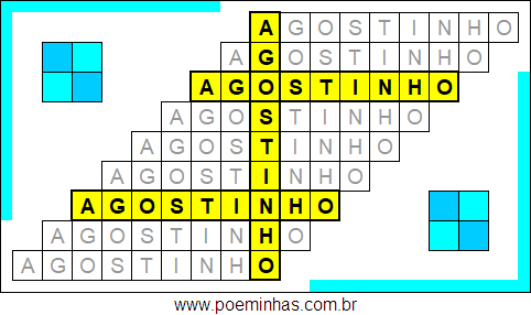 Acróstico de Agostinho