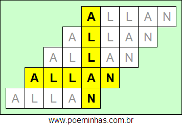 Acróstico de Allan