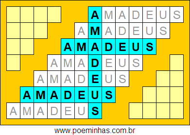 Acróstico de Amadeus