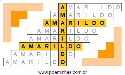 Acróstico de Amarildo