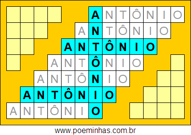 Acróstico de Antônio