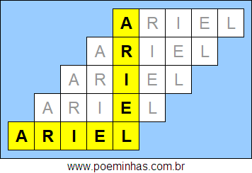 Acróstico de Ariel