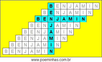 Acróstico de Benjamin