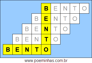 Acróstico de Bento