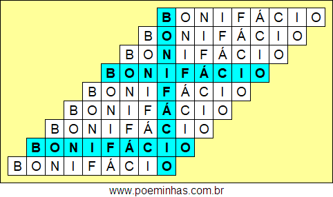 Acróstico de Bonifácio