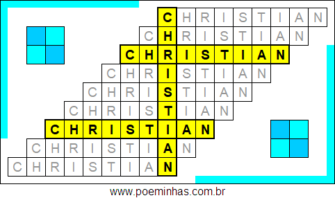 Acróstico de Christian