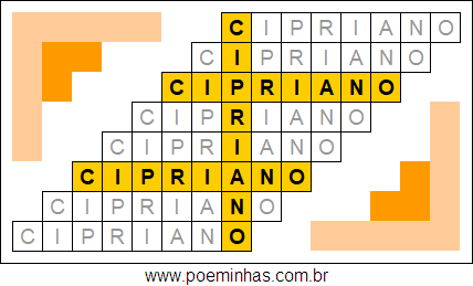 Acróstico de Cipriano