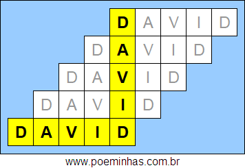 Acróstico de David