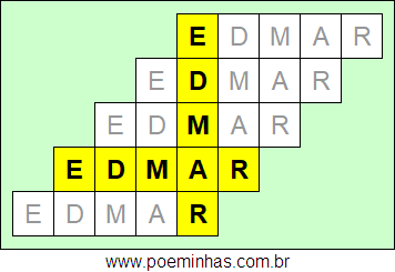 Acróstico de Edmar