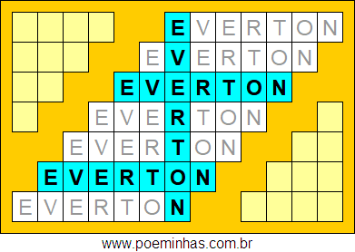 Acróstico de Everton